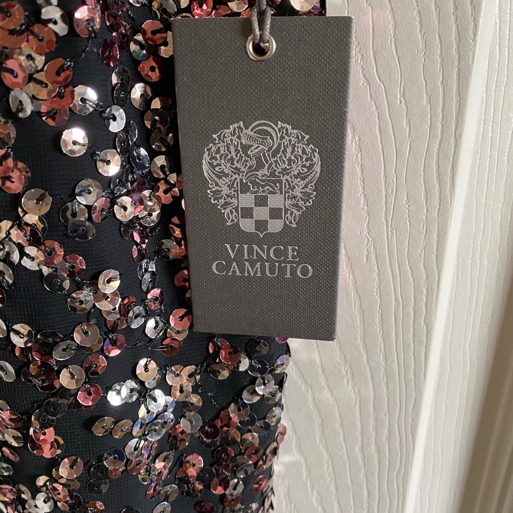 NWT Vince Camuto Women’s Sequin Knit Top Small - Picture 3 of 7